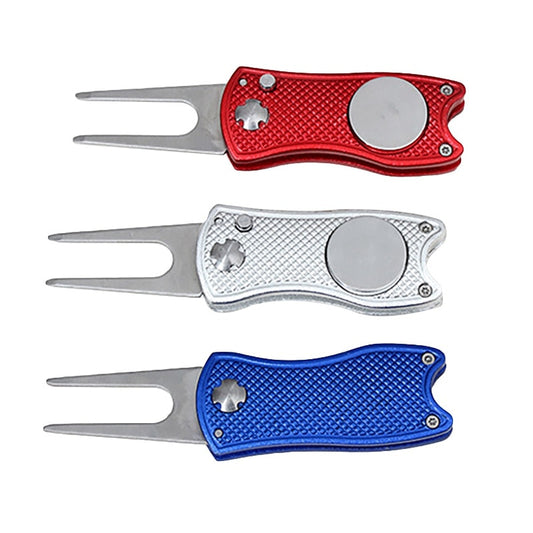 Foldable Divot Tool with Ball Marker